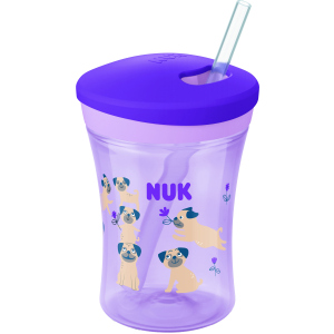 Поильник Nuk Evolution Action Cup 230 мл Фиолетовый (4008600365129) лучшая модель в Житомире