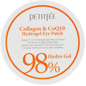 Гідрогелеві патчі для очей Petitfee Collagen &amp; Co Q10 Hydrogel Eye Patch Колаген-Коензим 60 шт (8809239800458) краща модель в Житомирі