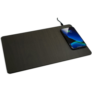 Бездротовий зарядний пристрій Ailink Mouse Pad 2 QI Fast Charge Коричневий (AI-MouseP2dk) краща модель в Житомирі