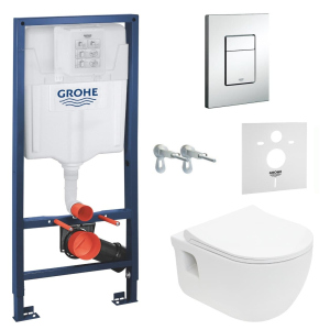 Інсталяція GROHE Rapid SL 38772001 + унітаз VOLLE Altea Rimless 13-64-267 + сидіння Slim Soft Close +37131000 ТОП в Житомирі