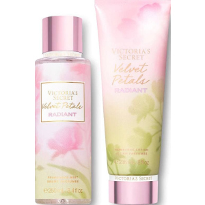 Набір спрей та лосьйон для тіла Victoria's Secret Velvet Petals Radiant 250 + 236 мл (1159753561)