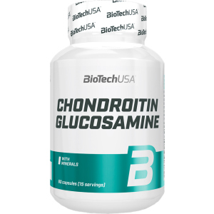 Хондропротектор Biotech Chondroitin & Glucosamine 60 капсул (5999076216604) лучшая модель в Житомире