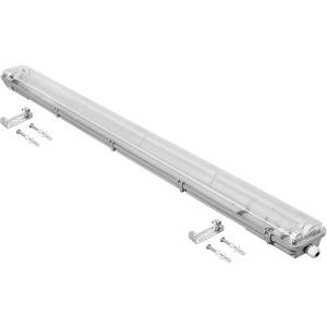 Линейный светильник DELUX PC7 LED SLIM IP65 G13 под LED лампы 2х1200 мм (90017901) ТОП в Житомире