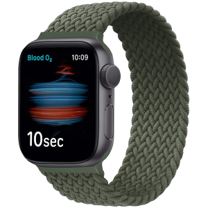 Ремінець Promate Fusion-44L для Apple Watch 42-44 мм 1/2/3/4/5/6/SE Green (fusion-44l.green) краща модель в Житомирі