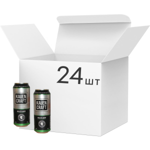 Упаковка пива Kauen Craft Helles Lager светлое фильтрованное 5.1% 0.5 л х 24 шт (4770063233559)