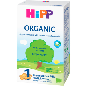 Упаковка органічної дитячої сухої молочної суміші HiPP Organic 1 початкова 5 пачок по 300 г (9062300433637)(9062300439226) ТОП в Житомирі