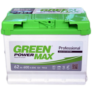 Автомобільний акумулятор Green Power MAX 62 Ah (+/-) Euro в Житомире