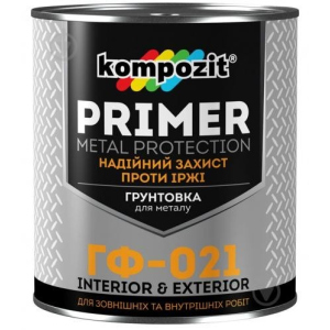 Грунтовка Kompozit ГФ-021 (Композит ГФ-021) 12 кг для металу краща модель в Житомирі