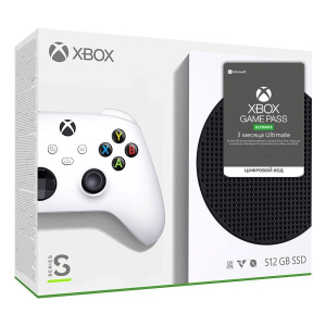 Microsoft Xbox Series S 512Gb + Xbox Game Pass Ultimate (3 місяці) ТОП в Житомирі