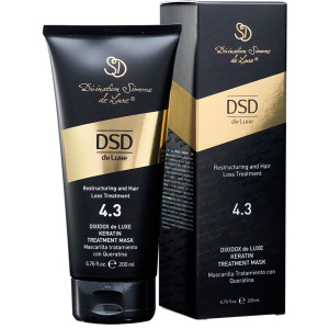 Восстанавливающая маска с кератином DSD de Luxe 4.3 Keratin Treatment Mask для улучшения структуры волос и стимуляции их роста 200 мл (8437011863096) ТОП в Житомире