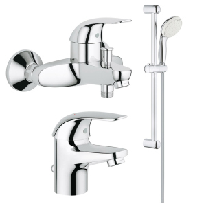 Набор смесителей Grohe Euroeco 123226S надежный