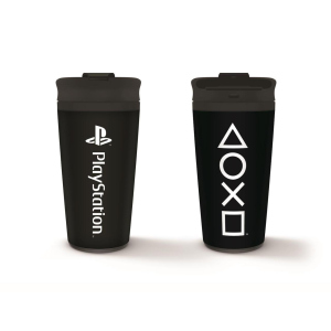 Чашка дорожня PlayStation Metal Travel Mug (Onyx)