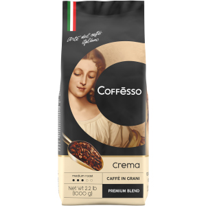 Кофе в зернах Coffesso Crema 1000 г (8001681575018) краща модель в Житомирі