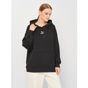 хорошая модель Худи Puma Classics Oversized Hoodie 53041201 XL Puma Black (4063697104167)