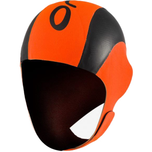 Неопреновая шапочка Orca High Visibility Neoprene Swim Cap Orange/Black (LA424854) лучшая модель в Житомире