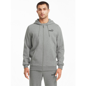 Спортивна кофта Puma ESS Small Logo FZ Hoodie 58670203 S Сіра (4063697314023) в Житомирі