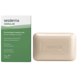 Дерматологічне мило Sesderma Hidraloe Dermatological Bar 100 г (8470003957649)