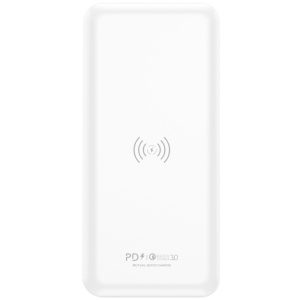 Портативное зарядное устройство c беспроводной зарядкой FONENG Q16 PowerBank (10000 mAh) - White FONENG лучшая модель в Житомире