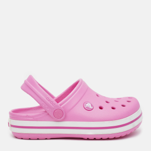 Кроки Crocs Kids Jibbitz Crocband Clog K 204537-6U9-J2 33-34 Рожеві (887350925494) краща модель в Житомирі