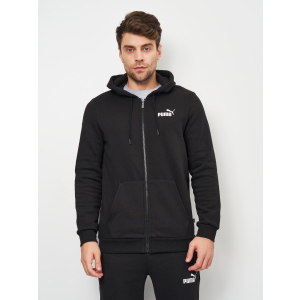 Спортивна кофта Puma ESS Small Logo FZ Hoodie 58670201 S Чорна (4063697310551) ТОП в Житомирі