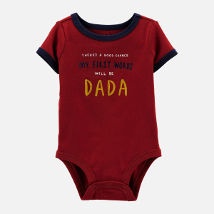 Боди-футболка Carters 1M009210 62 см 600 R Red (194135469068) в Житомире