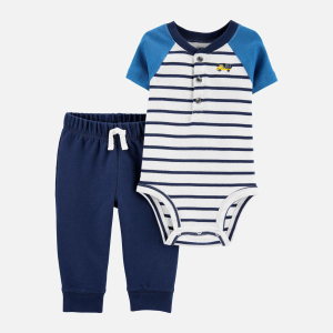 Костюм (боди + штаны) Carters 1I503410 80 см 420 B Blue (194133181788) ТОП в Житомире