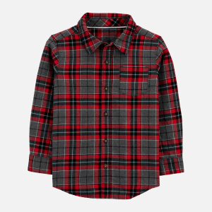 Сорочка Carters 3J216610 122 см 981 PL Plaid (194133515095) краща модель в Житомирі