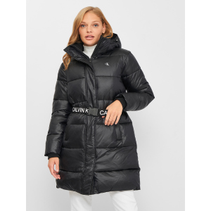 Пуховик Calvin Klein Jeans Logo Belt Waisted Long Puffer J20J216885-BEH S Black (8719854553335)