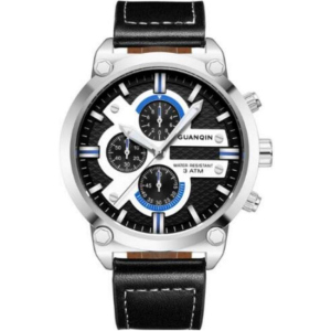 Чоловічий годинник Guanqin Silver-Black-Black GS19088 CL (GS19088SBB) ТОП в Житомирі