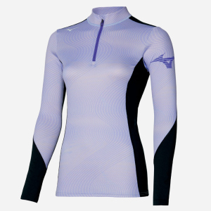 Спортивна кофта Mizuno Virtual Body G3 H/Z A2GA170164 M Фіолетова (5059431215809) краща модель в Житомирі