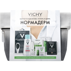 Набір для комплексного догляду Vichy Normaderm Глибоке очищення та догляд для жирної та схильної до акне шкіри (5902503632922) краща модель в Житомирі