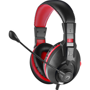 Навушники Marvo H8321S Black-Red (H8321S.MRV) ТОП в Житомирі