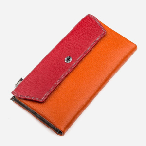 Гаманець ST Leather Accessories 18406 Червоний краща модель в Житомирі