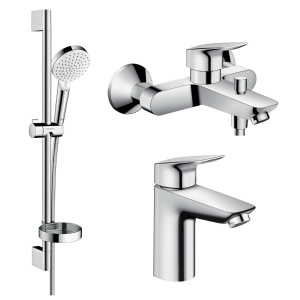 Hansgrohe Набор смесителей для ванны Logis (1082019) лучшая модель в Житомире