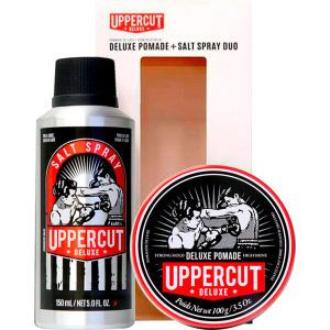 купити Набір для укладання волосся Uppercut Deluxe Помада Pomade STD 100 г + Спрей сольовий Sea Salt Spray 150 мл (817891024226)