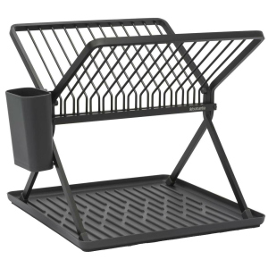 Сушарка для посуду Brabantia Foldable Dish Rack Темно-сіра (139406) в Житомирі