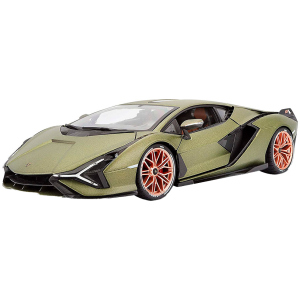 Автомодель Bburago Lamborghini Sian FKP 37 1:18 Зеленая (18-11046G) ТОП в Житомире