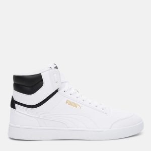 Кеды Puma Shuffle Mid 38074801 43 (9) 28 см Puma White-Puma White-Puma Black-Puma Team Gold (4063699519853) в Житомире