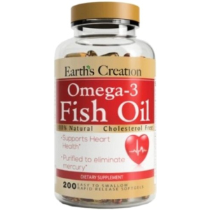 Жирні кислоти Earths Creation Omega 3-1000 мг (Cholesterol Free) 200 капсул (608786021525) ТОП в Житомирі