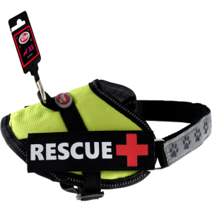 Шлея усиленная Pet Nova Rescue+ XS 30-40 см Салатовая (HA-RESCUE-LIGHTGREEN-XS) (5903031442267) в Житомире