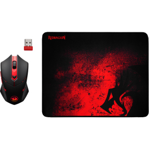 Комплект Игровой Redragon M601WL-BA Black-Red (78227) лучшая модель в Житомире