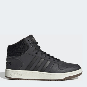 Черевики Adidas Hoops 2.0 Mid GZ7959 45 1/3 (10.5) 29 см Carbon/Cblack/Whitin (4064047619188) краща модель в Житомирі