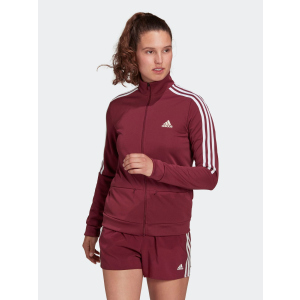 Спортивна кофта Adidas W Sereno Tj GS6258 Viccri/White (4064055390642) краща модель в Житомирі