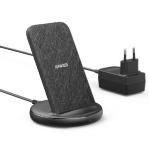 Зарядний пристрій Anker PowerWave II Stand 5/7.5/10/15W (Black+Gray) краща модель в Житомирі