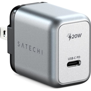 Зарядний пристрій Satechi 20W USB-C PD Wall Charger Space Gray (ST-UC20WCM-EU)