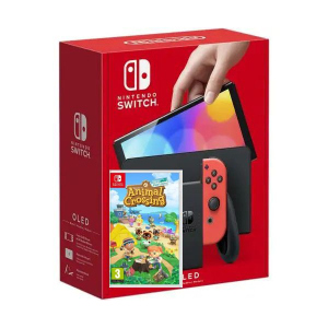 Nintendo Switch (OLED model) Neon Blue-Red + Гра Гра Animal Crossing: New Horizons (російська версія) в Житомирі