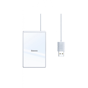 Беспроводное ЗУ Baseus Card Ultra-Thin 15W (with USB cable 1m) silver