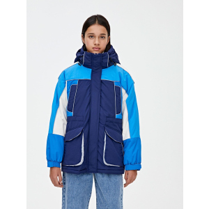 Куртка Pull & Bear XAZ260784IKJB XS Синяя с голубым и белым (DD8000005594285) ТОП в Житомире