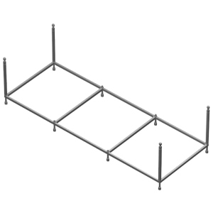 Каркас для ванни AM.PM Spirit 180х80 (W72A-180-080W-R2) краща модель в Житомирі