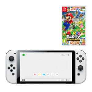 Набір Консоль Nintendo Switch OLED Model HEG-001 64GB White Новий + Гра Mario Party Superstars в Житомирі